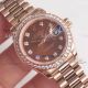 Replica Rolex Datejust Brown Diamond Dial Diamond Bezel Everose Gold Ladies Watch (3)_th.jpg